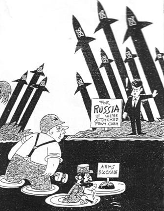 Хрущев и кеннеди карикатура. Карибский кризис 1962 карикатура. Карикатуры времен холодной войны. Карибский кризис плакаты. Карикатуры на тему Карибский кризис