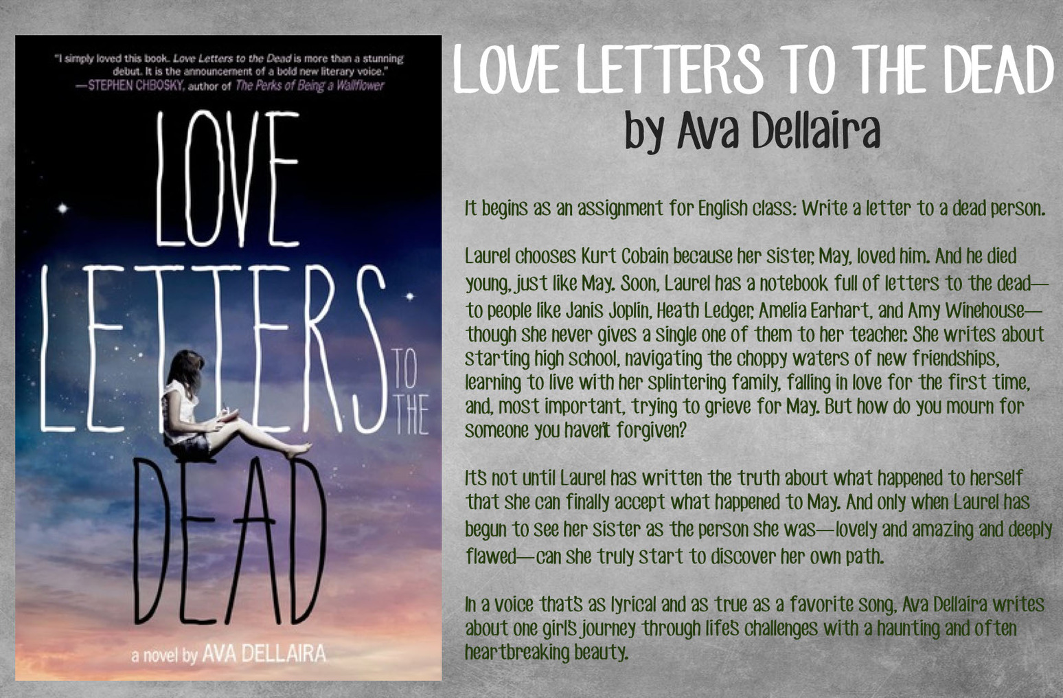 book love letters to the dead