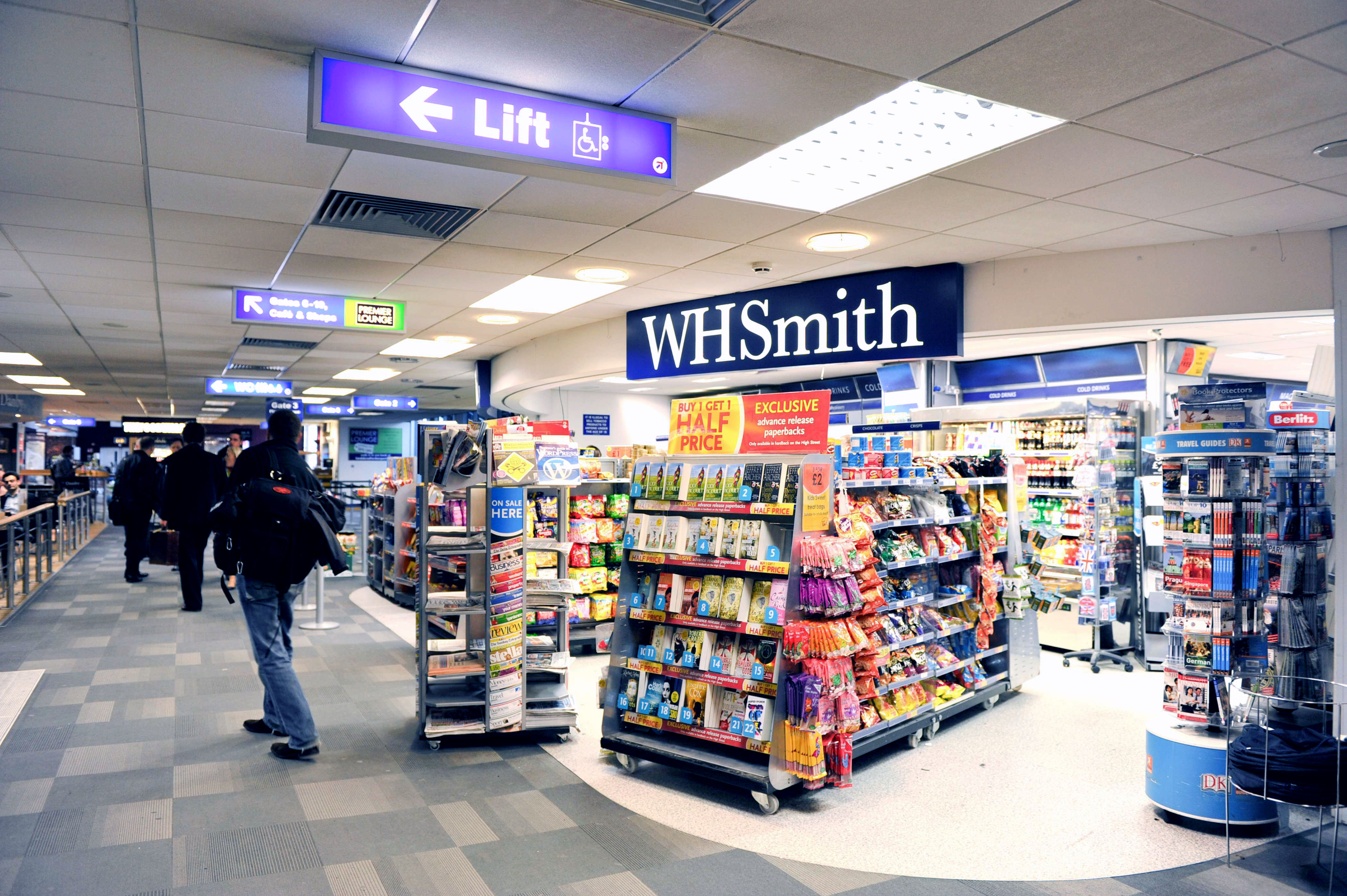 Match the product to the shops magazines. WH Smith. WH Smiths магазин. W.H. Smith.