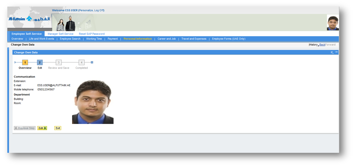 Employee photos mobile number capturing awareness on emaze