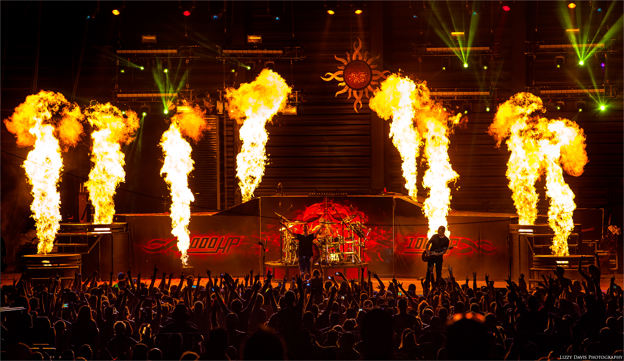 Extreme stage. Godsmack straight out of line. Dominator Festival. "Us event photos".