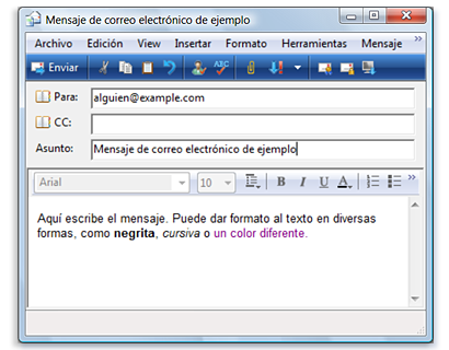 Formal como escribir un correo electronico correctamente ejemplos