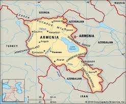 Карта Армении Фото