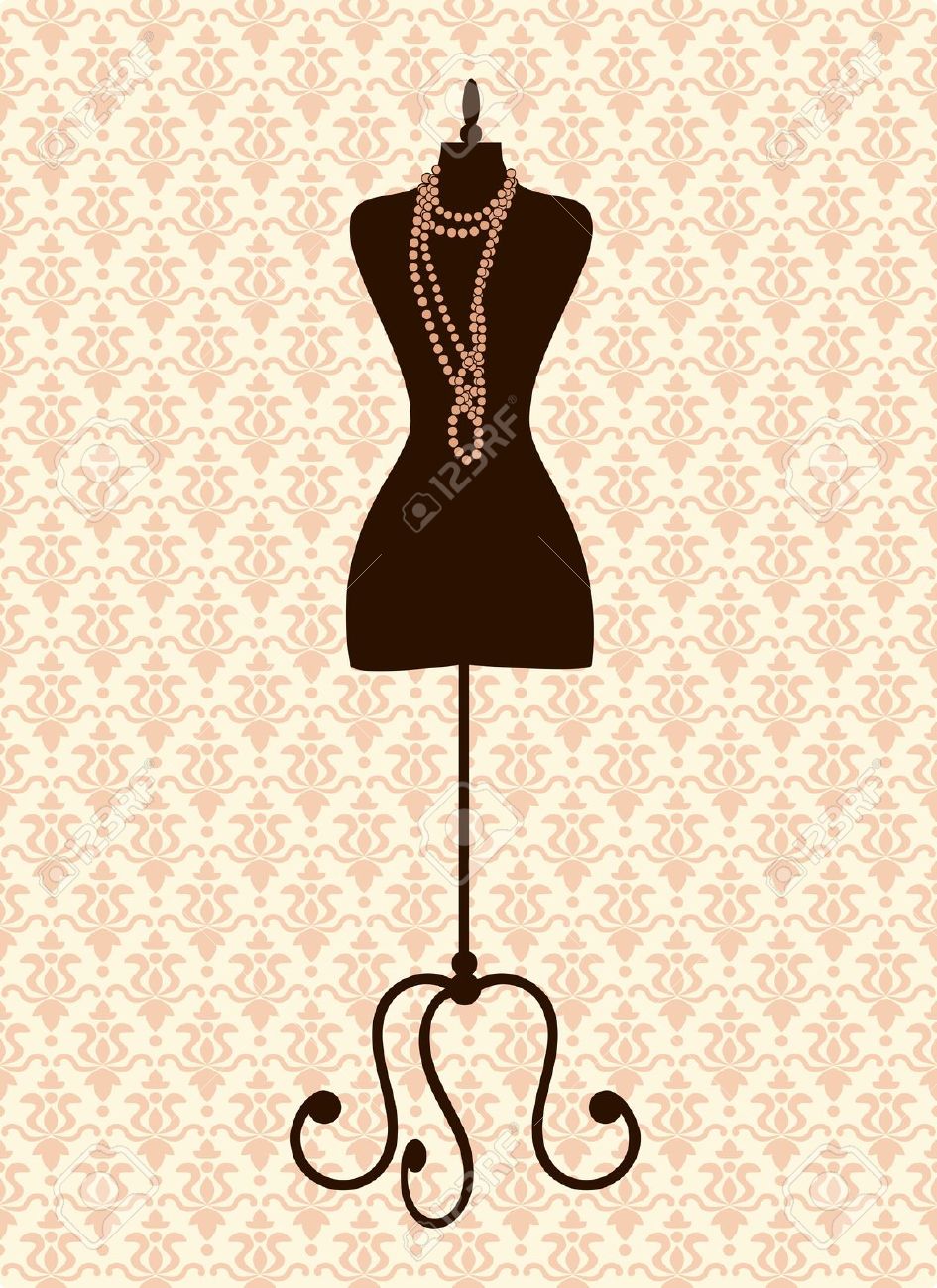 Платье манекен для логотипа