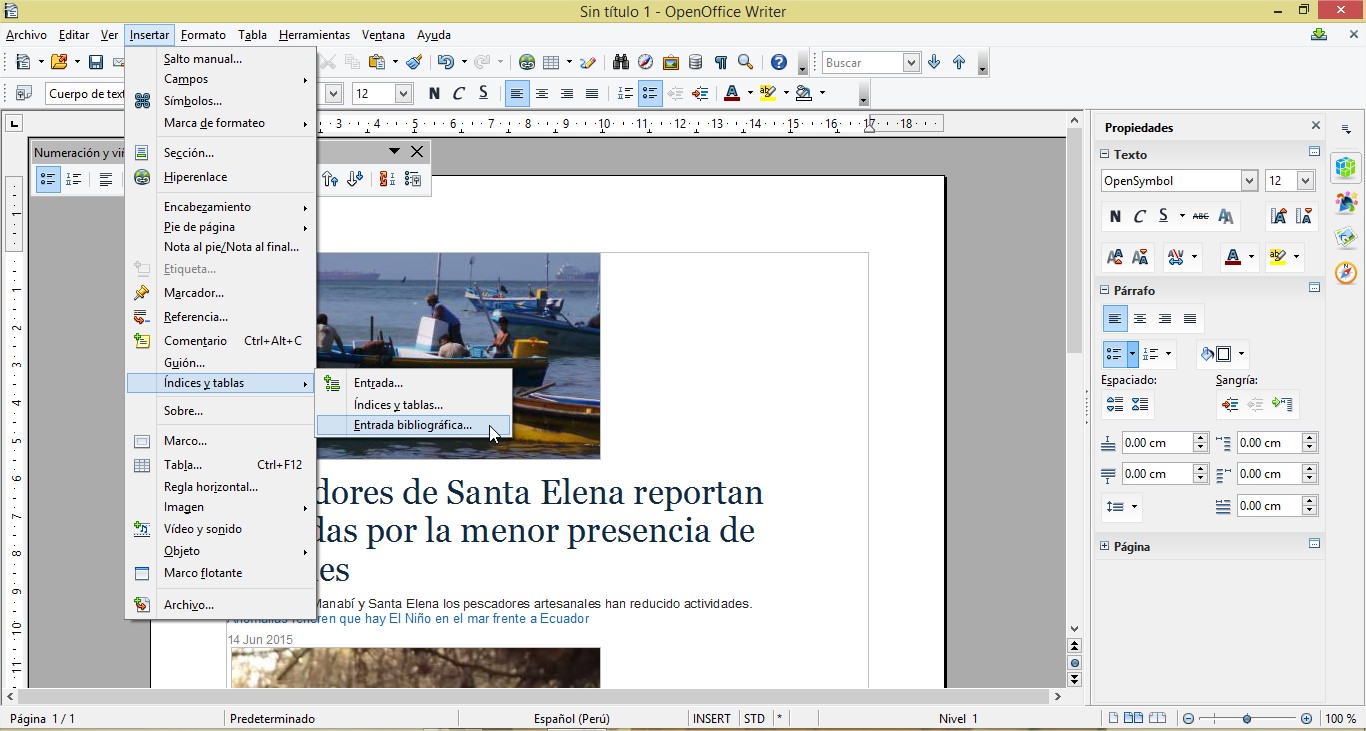 OpenOffice Writer at emaze Presentation
