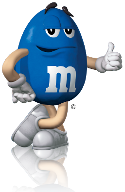 Pin by Stephanie Osteen on m &m | M&m characters, Blue m and ms, Blue