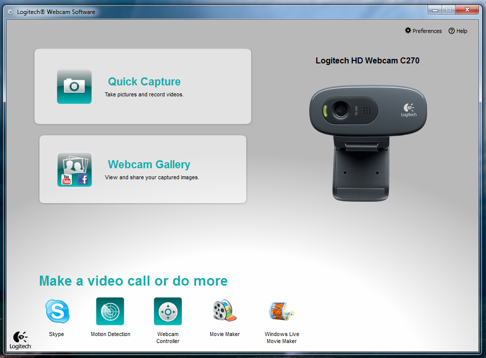 Logitech webcam драйвера