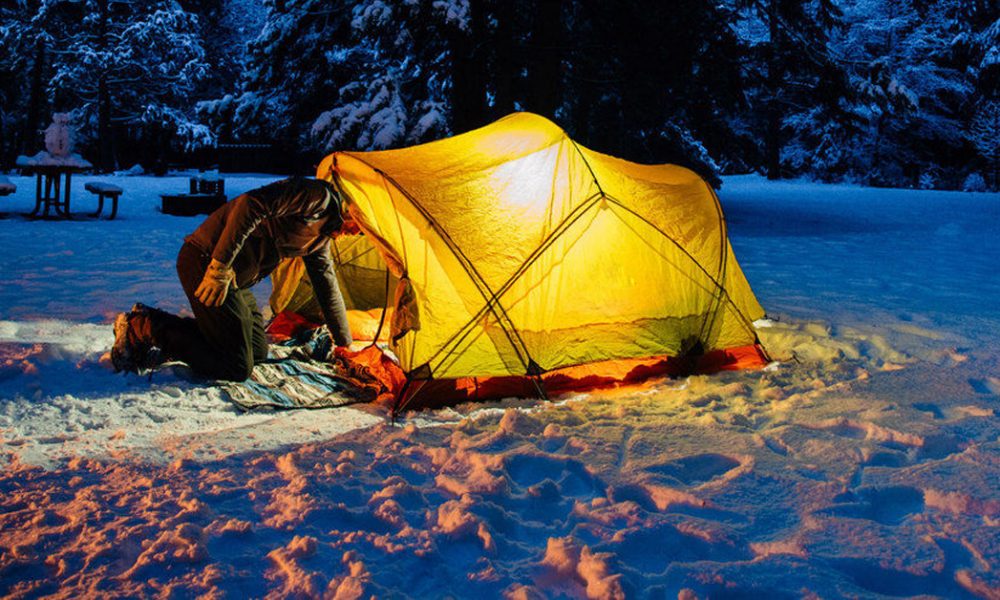 Camping Winter women