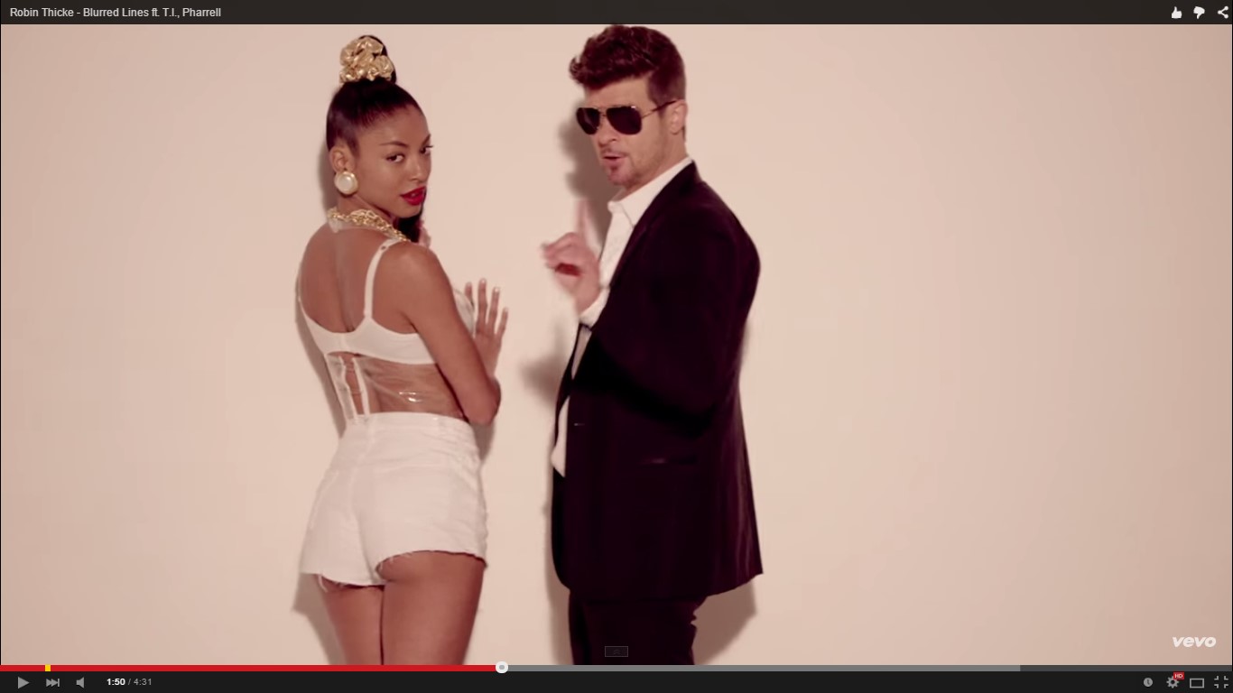 Blurred lines перевод