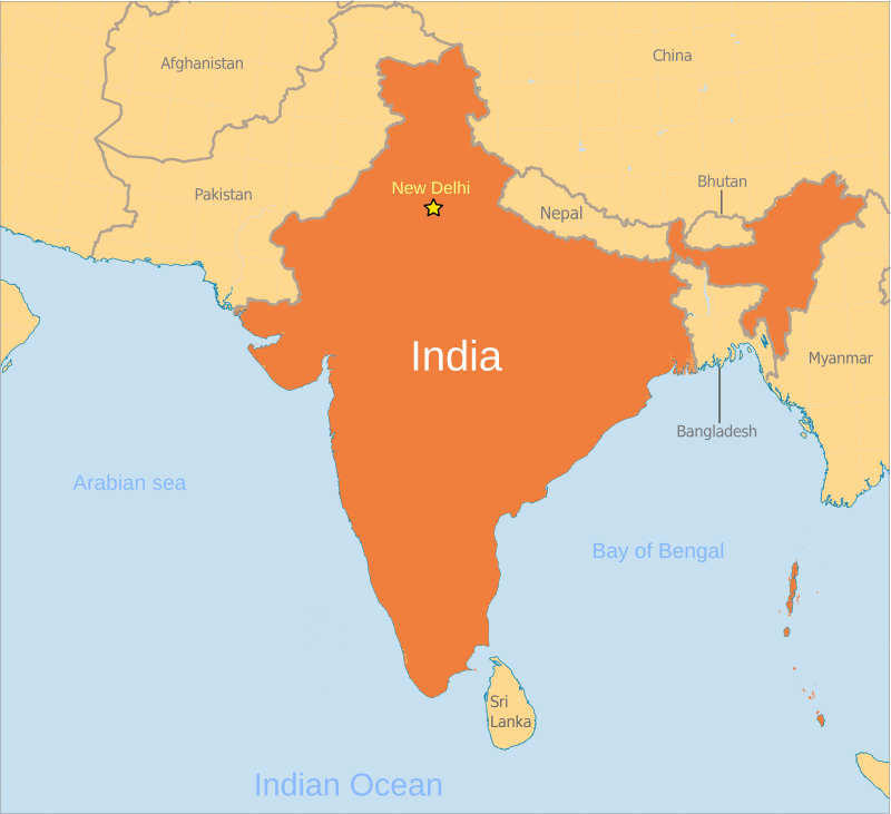 Индийский материк. Политическая карта мира Индия. India Map. География Индии. Индия картасы.