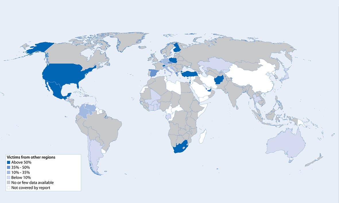 Другой р. Глобальный регион. Global Human trafficking. Human trafficking by Regions. Регион other..