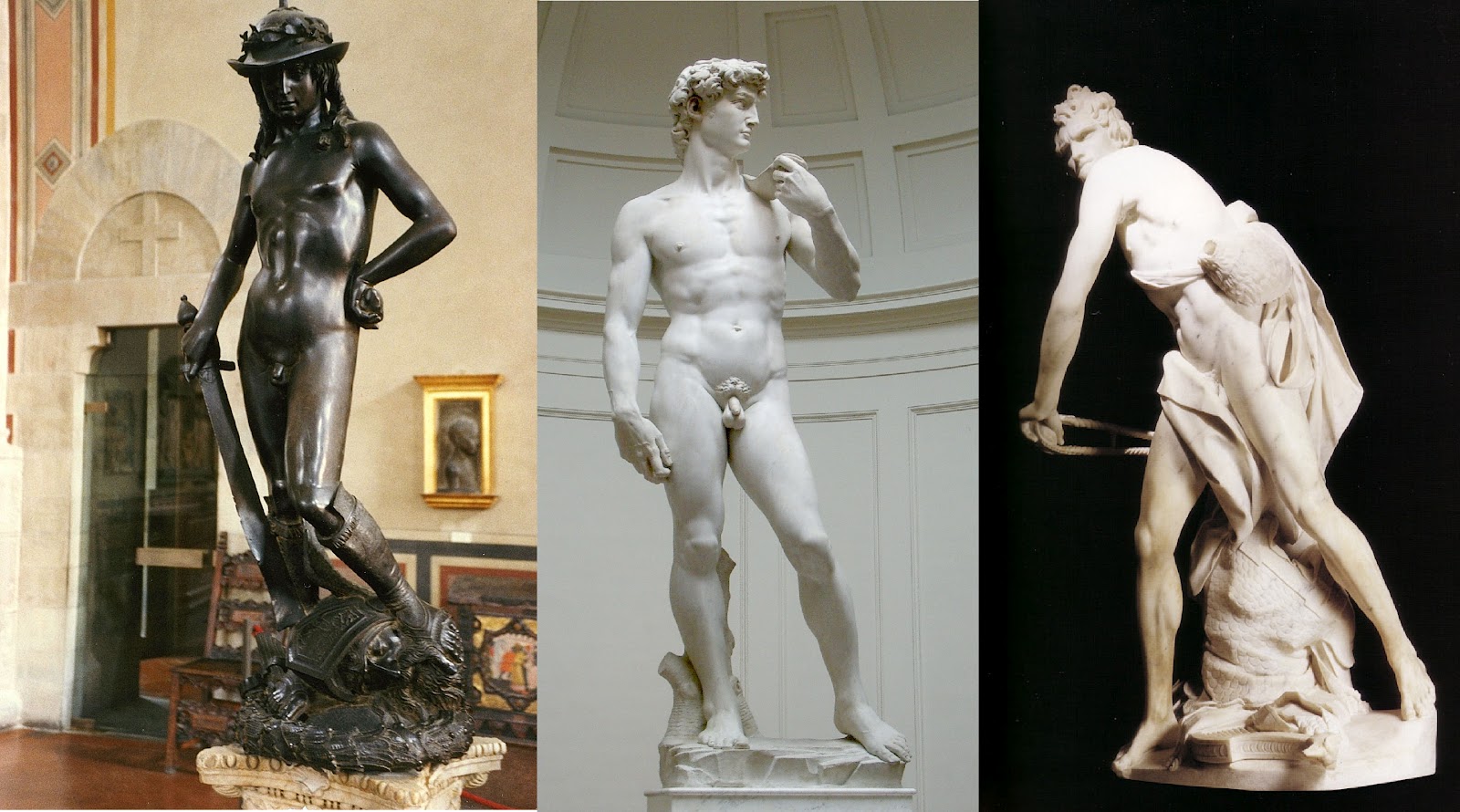 a comparison of michelangelos and berninis davids Read this essay on checkpoint: comparison of three sculptures unlike michelangelo’s david, bernini’s david is not posed according to classical traditions. a comparison of michelangelos and berninis davids Read this essay on checkpoint: comparison of three sculptures unlike michelangelo’s david, bernini’s david is not posed according to classical traditions.