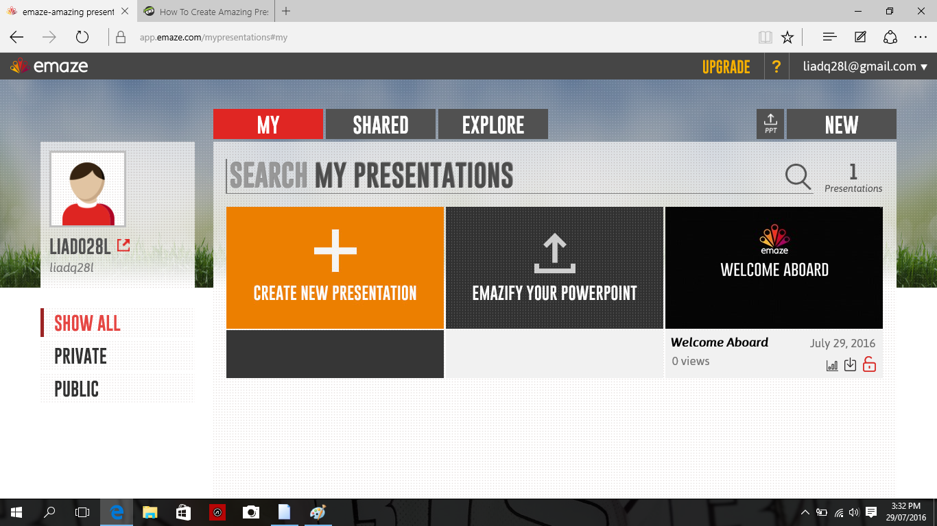 How to use Emaze at emaze Presentation