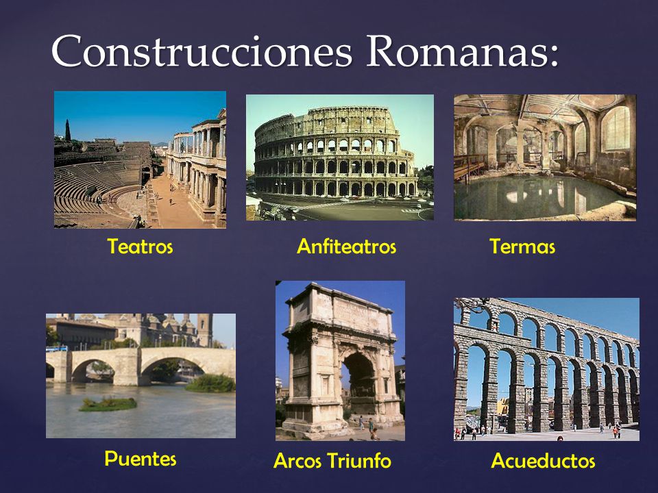 Resultado de imagen para construcciones de los romanos