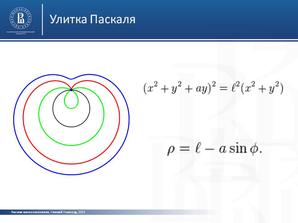 Презентация улитка паскаля