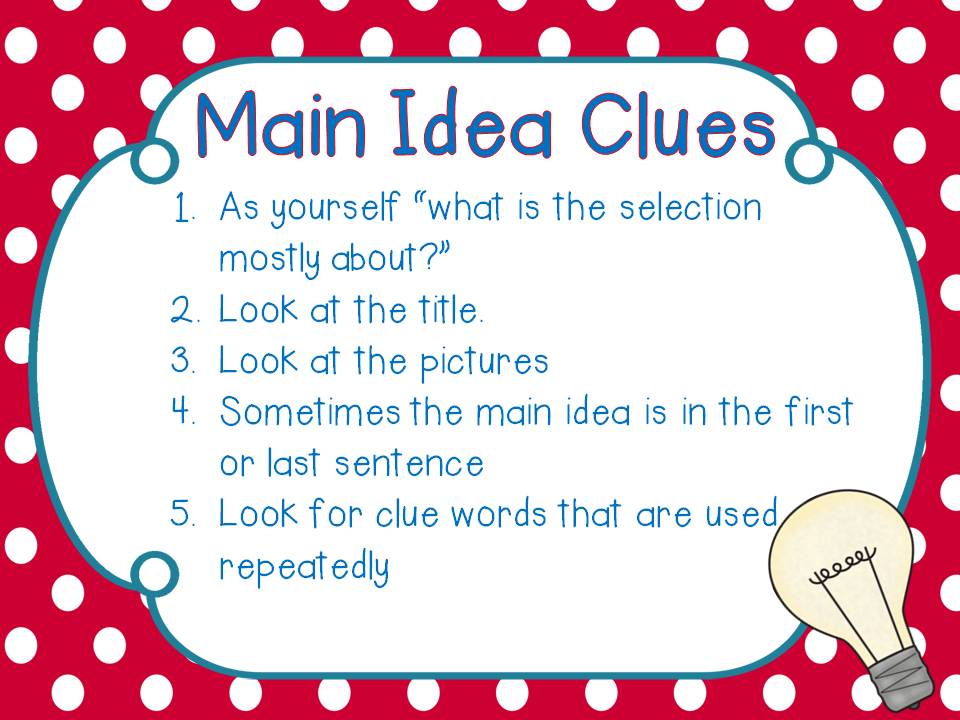 How idea. Main idea. Reading for the main idea. Картинки main idea. What is the main idea.