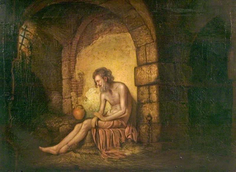 Joseph Wright Of Derby Filozof Prezentujący Model Układu Słonecznego