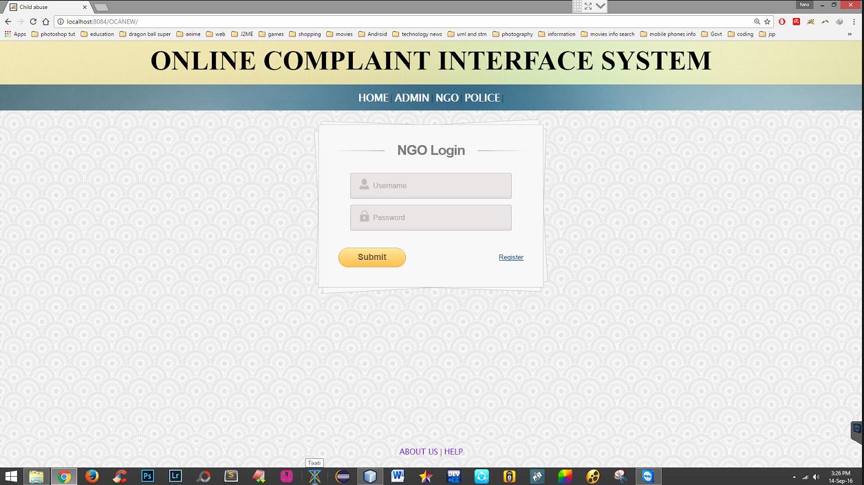 Online Complaint Interface System at emaze Presentation