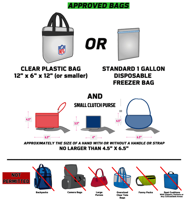 Nfl Purse Policy Best Image Ccdbb Org Nfl Bag Policy Collection