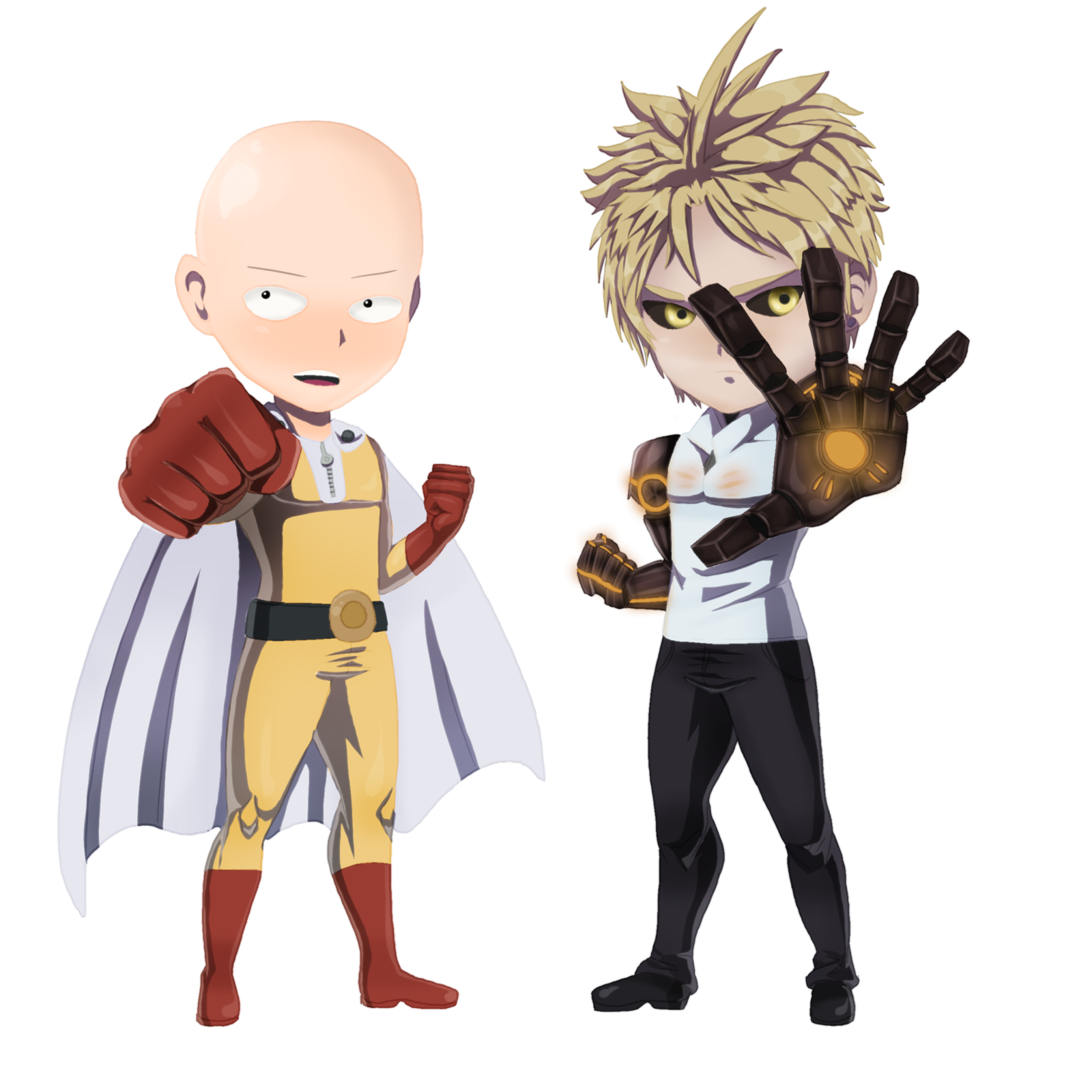 Part time heros fighting crime. saitama fought an alien, and a giant. saita...