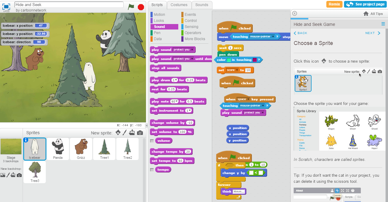 scratch at emaze Presentation