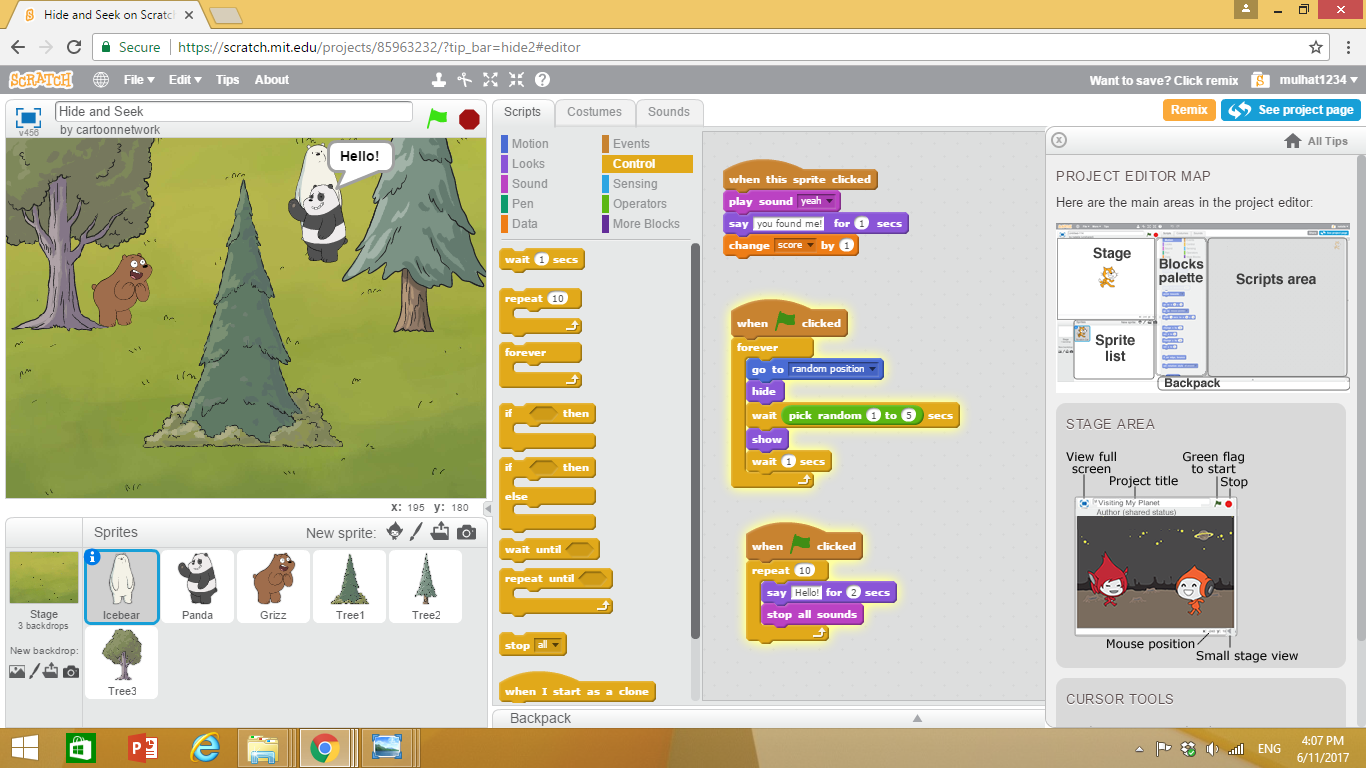 scratch at emaze Presentation