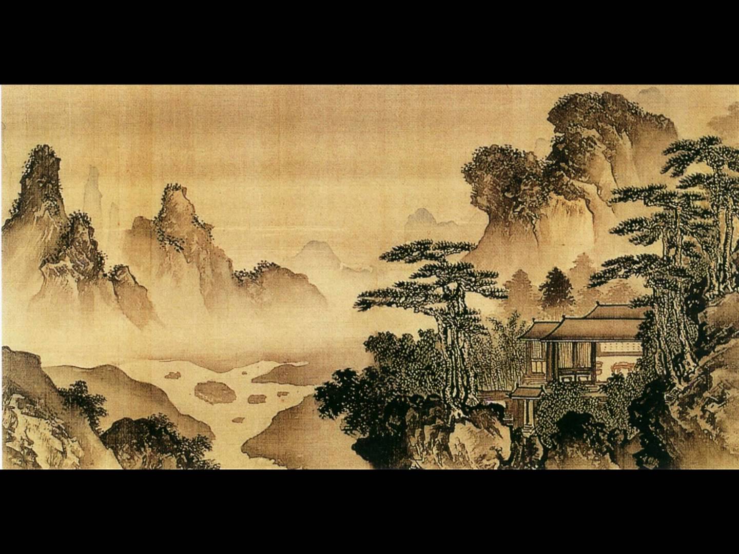 Средневековая китайская Пейзажная живопись