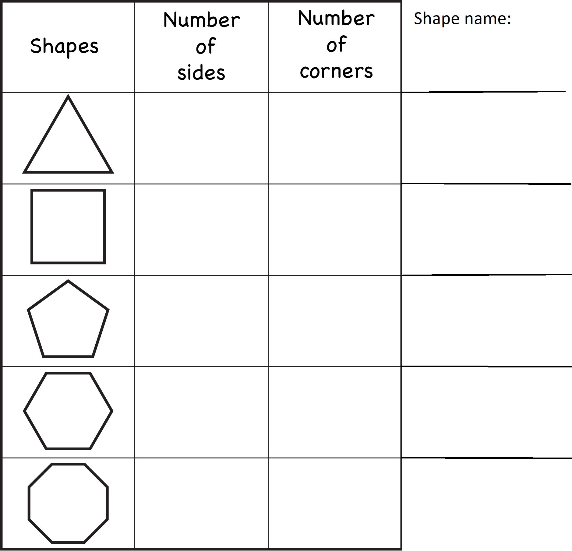 Numbers and shapes презентация