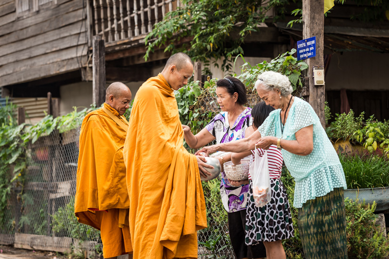 Offering food