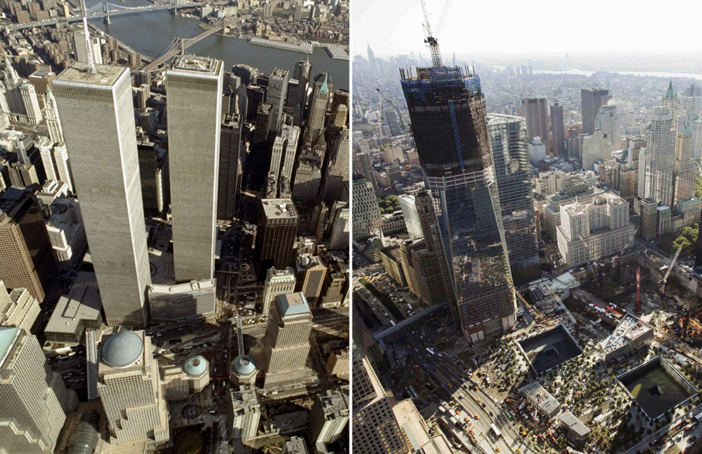Всемирный торговый центр в Нью-Йорке башни Близнецы. Мемориал 9/11 в Нью-Йорке. ВТЦ Нью-Йорк башни Близнецы сейчас. Всемирный торговый центр в Нью-Йорке башни Близнецы сейчас. Сколько этажей было в башнях близнецах