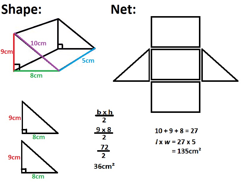 formula of a volume of a triangular prism