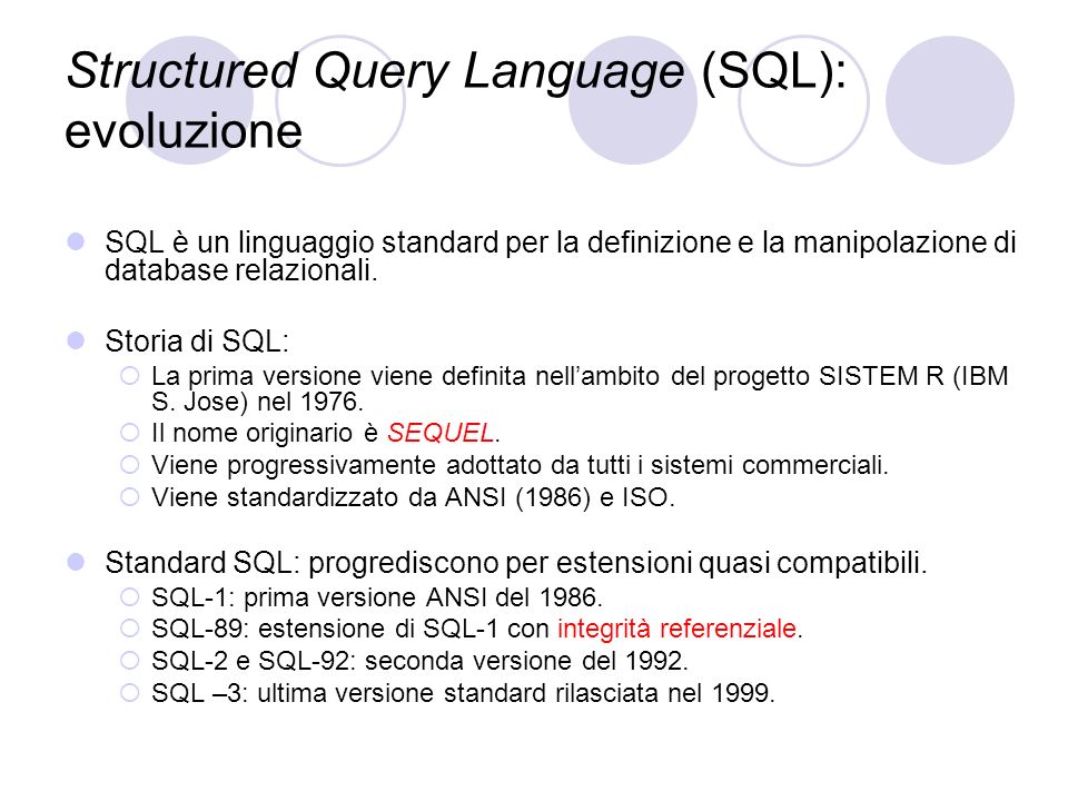 Linguaggio Sql Tesina Esame at emaze Presentation