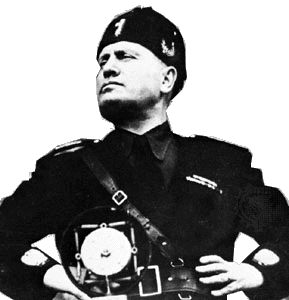Муссолини на унитазе
