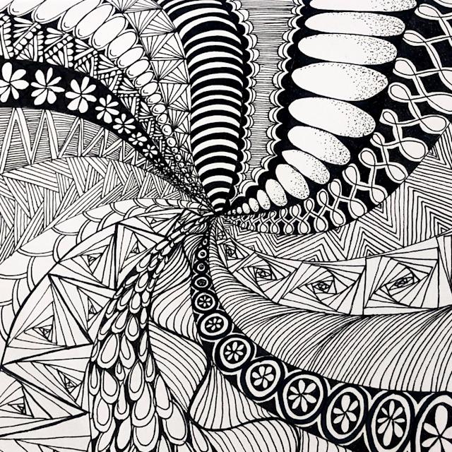 Zentangle Triptych at emaze Presentation