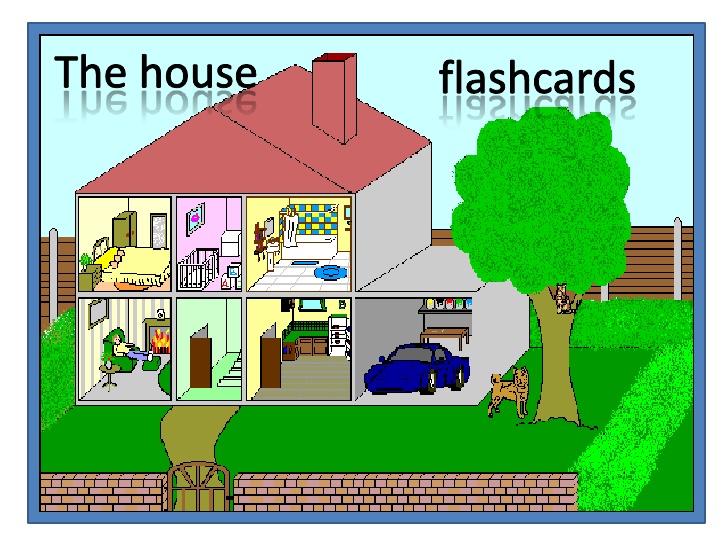 My house is very funny. House Flashcards for Kids. Parts of the House Flashcards. My House Flashcards for Kids. Rooms of the House Flashcards.