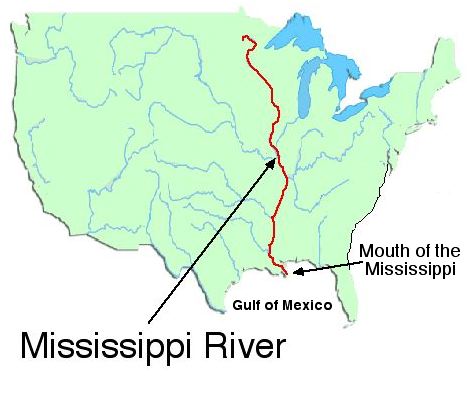 Река миссисипи течет в направлении. Миссисипи на карте Северной Америки. Исток реки Миссисипи на карте. Река Миссисипи и Миссури на карте. Исток Миссисипи на карте.