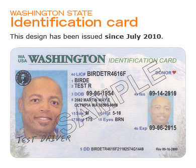 Government issued id. State ID