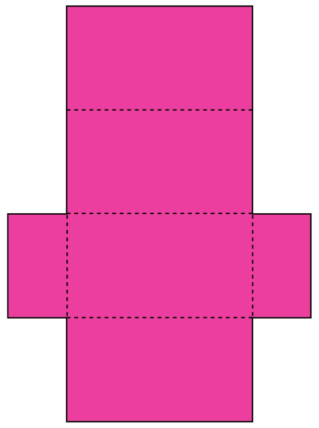 Как сделать прямоугольник из бумаги схема CUBOID on emaze