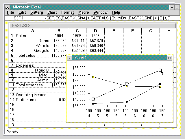 Ms excel 2. 1985 Год excel 1.0. Excel 1987 года. Первая версия MS excel. Microsoft excel 3.0.