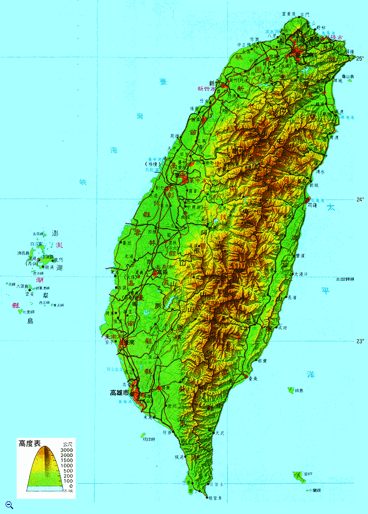 Где тайвань карте показать. Тайвань карта географическая. Остров Тайвань на карте. Тайвань рельеф карта.