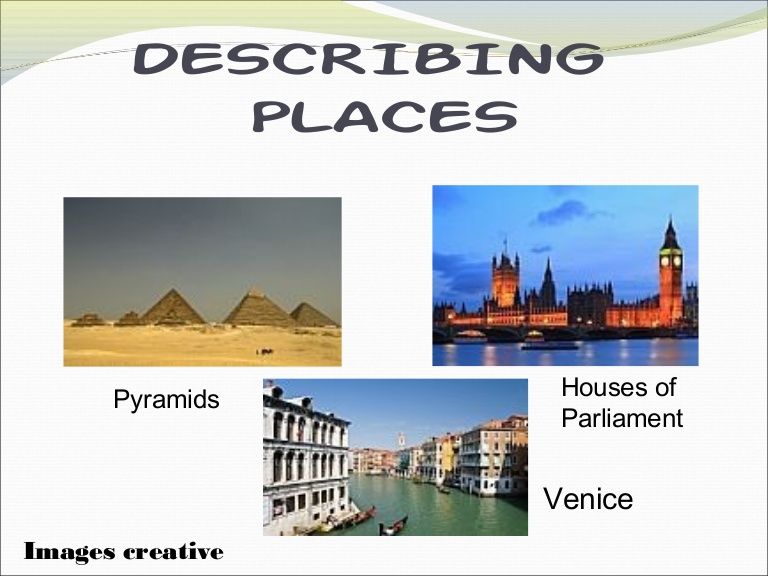House adjective. Describing places. Places презентация. Adjectives to describe places. Тема describing places.