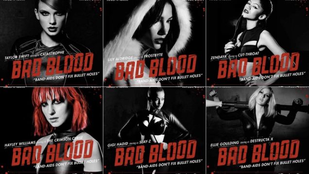 Bad blood. Хейли Стайнфелд Bad Blood. Bad Blood 5000. Элли Голдинг в клипе Тейлор Свифт Bad Blood. Bad Blood картинки.