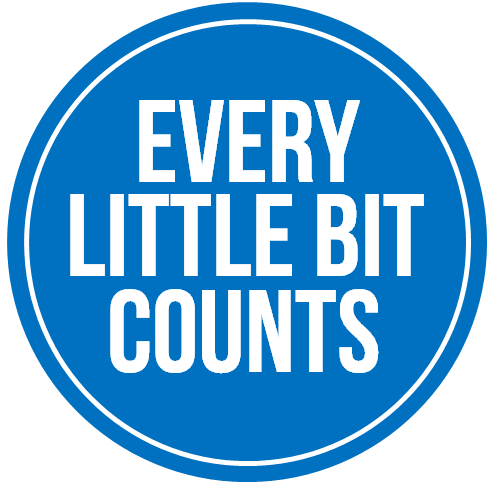 A bit of help. Every little helps. every.