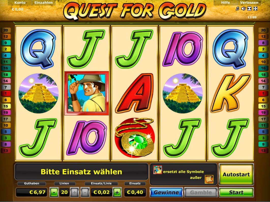 quest for gold игровой автомат