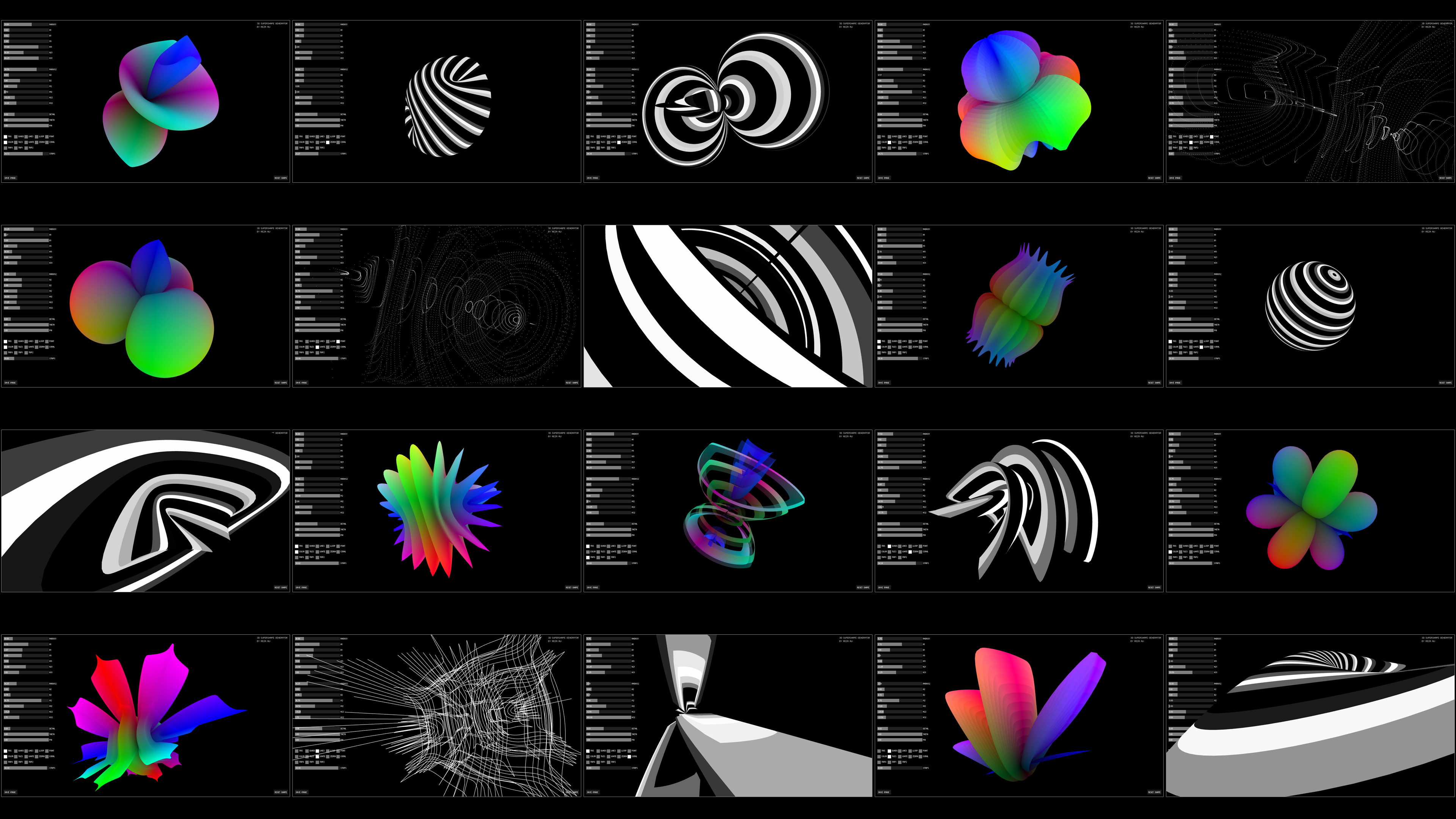 Processing. Create Shape processing. Shape Generator. Fine Art (software).
