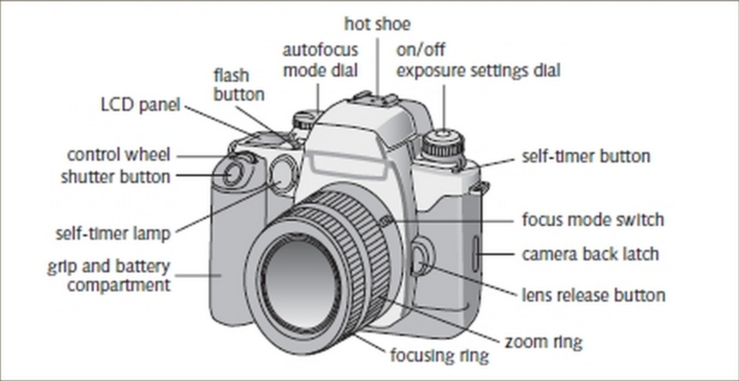 Camera component. Camera parts. how to recognise camera diagram. handout camera. choose camera or upload.