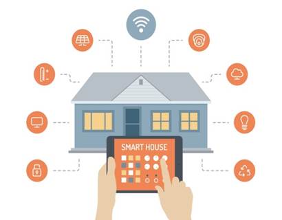 المنازل الذكية هي التي تعتمد خدماتها على البنية التحتية لتقنية المعلومات والاتصالات