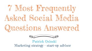 7 most frequendly asked social media questions answered! at emaze ...