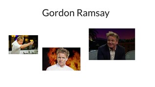 Gordon Ramsay at emaze Presentation