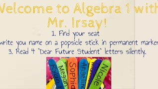 Algebra Welcome at emaze Presentation